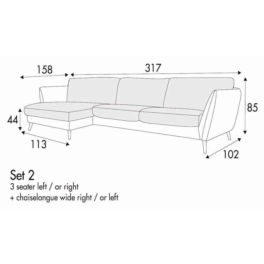 Stella Set 2 Rechts/Links Stella Set 2 Rechts/Links