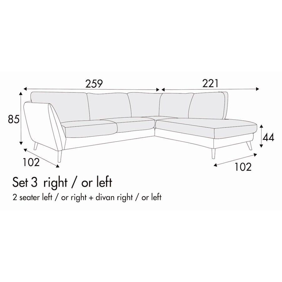 Stella Set 3 Rechts/Links Stella Set 3 Rechts/Links
