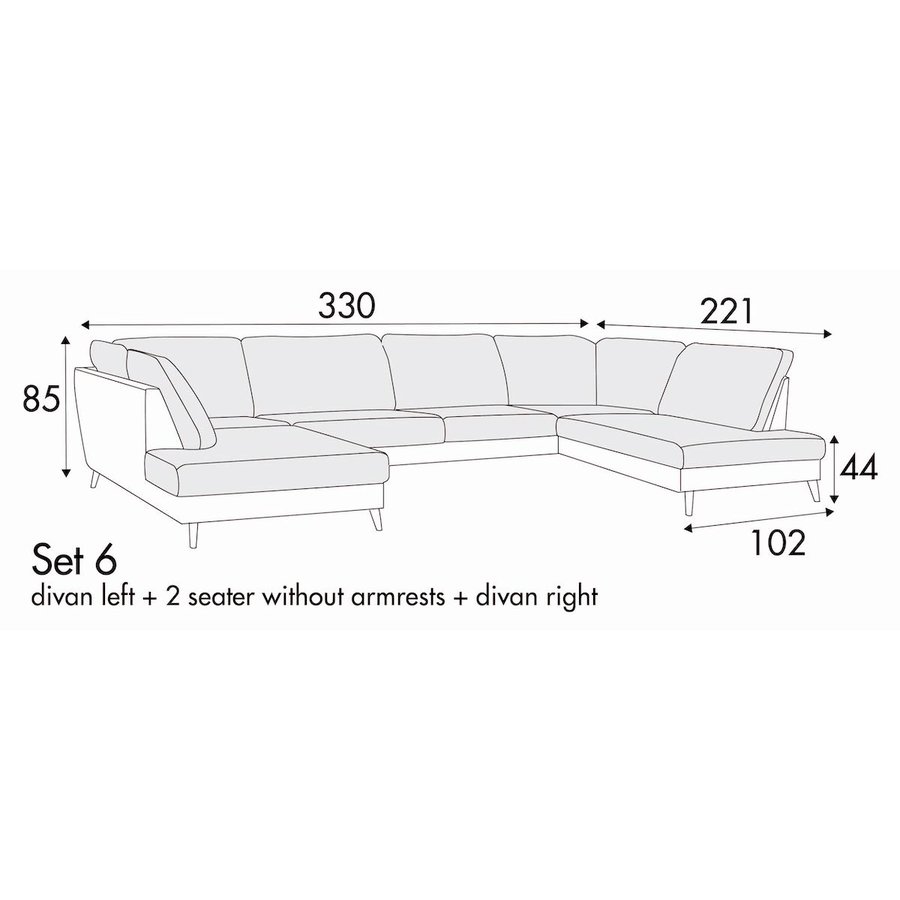 Stella Set 6 Rechts/Links Stella Set 6 Rechts/Links