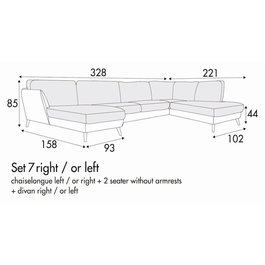 Stella Set 7 Rechts/Links Stella Set 7 Rechts/Links