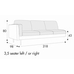 Sigge 3,5-Zits Links/Rechts Sigge 3,5-Zits Links/Rechts