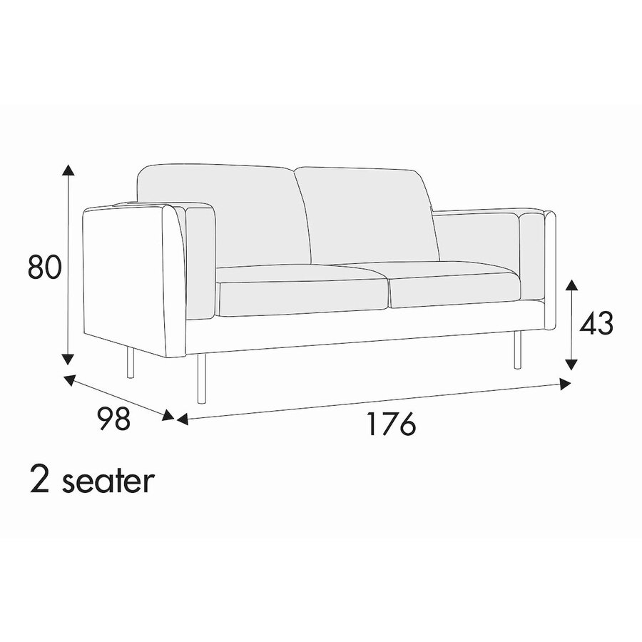Sigge 2-Zits Bank Sigge 2-Zits Bank