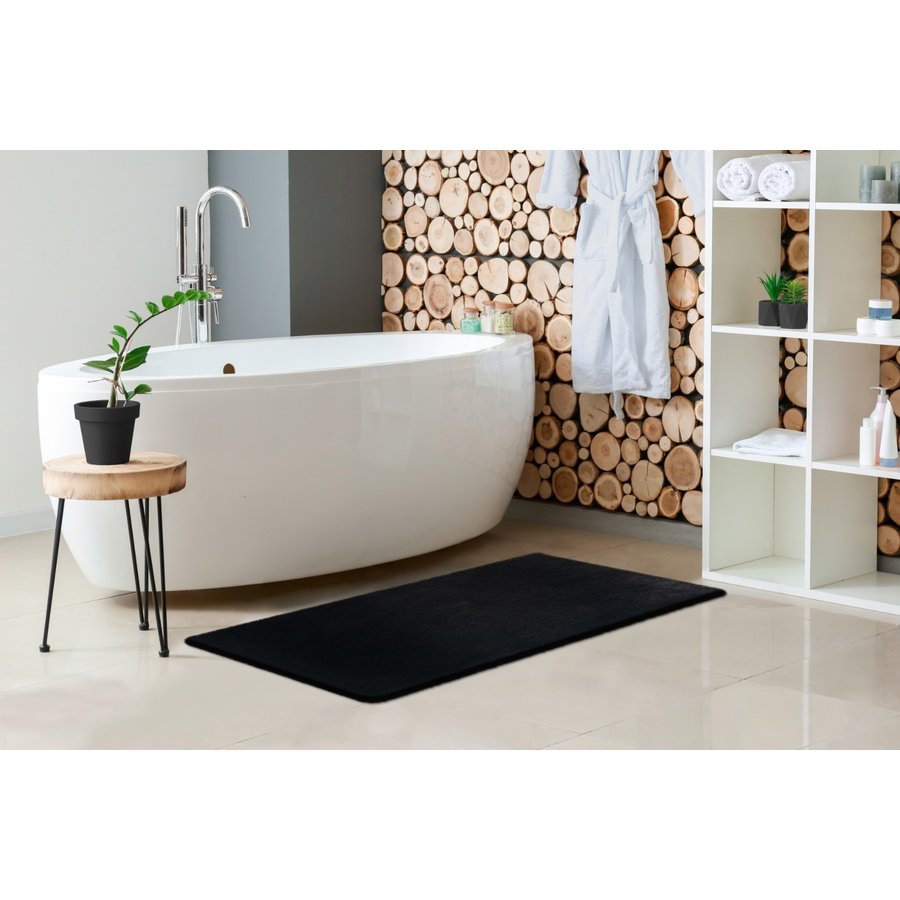 Heaven 50 x 90 cm Badmat Zwart Heaven 50 x 90 cm Badmat Zwart