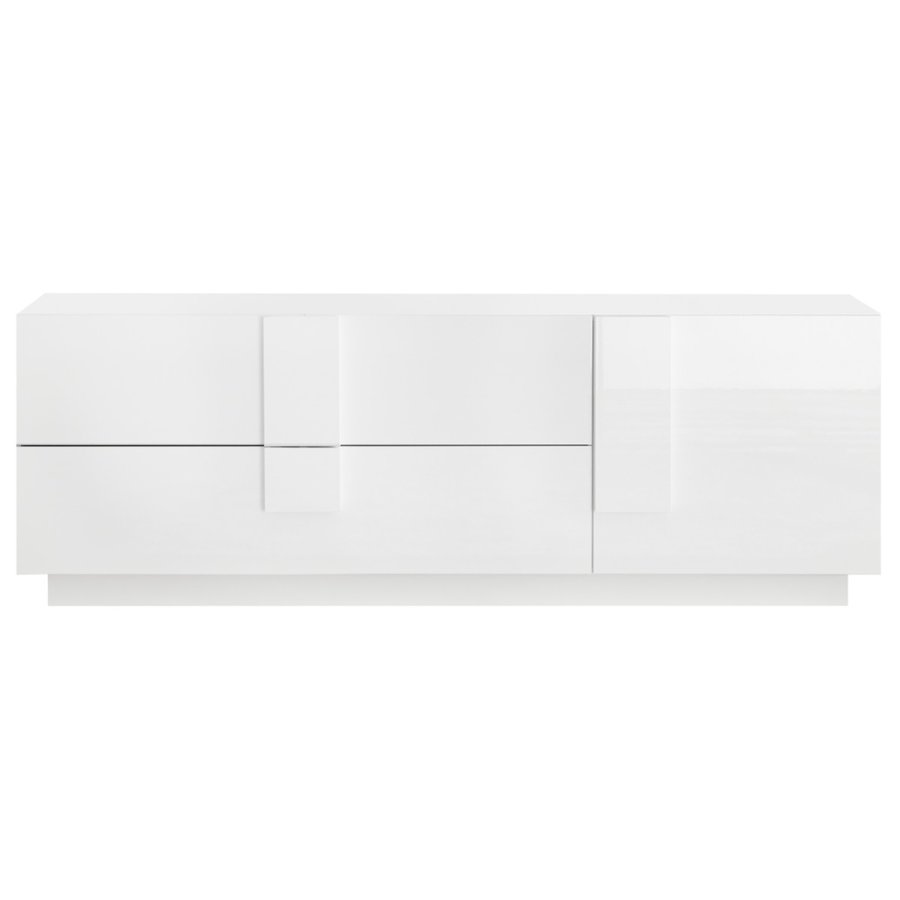 Jupiter TV-meubel met Lades Wit Hoogglans