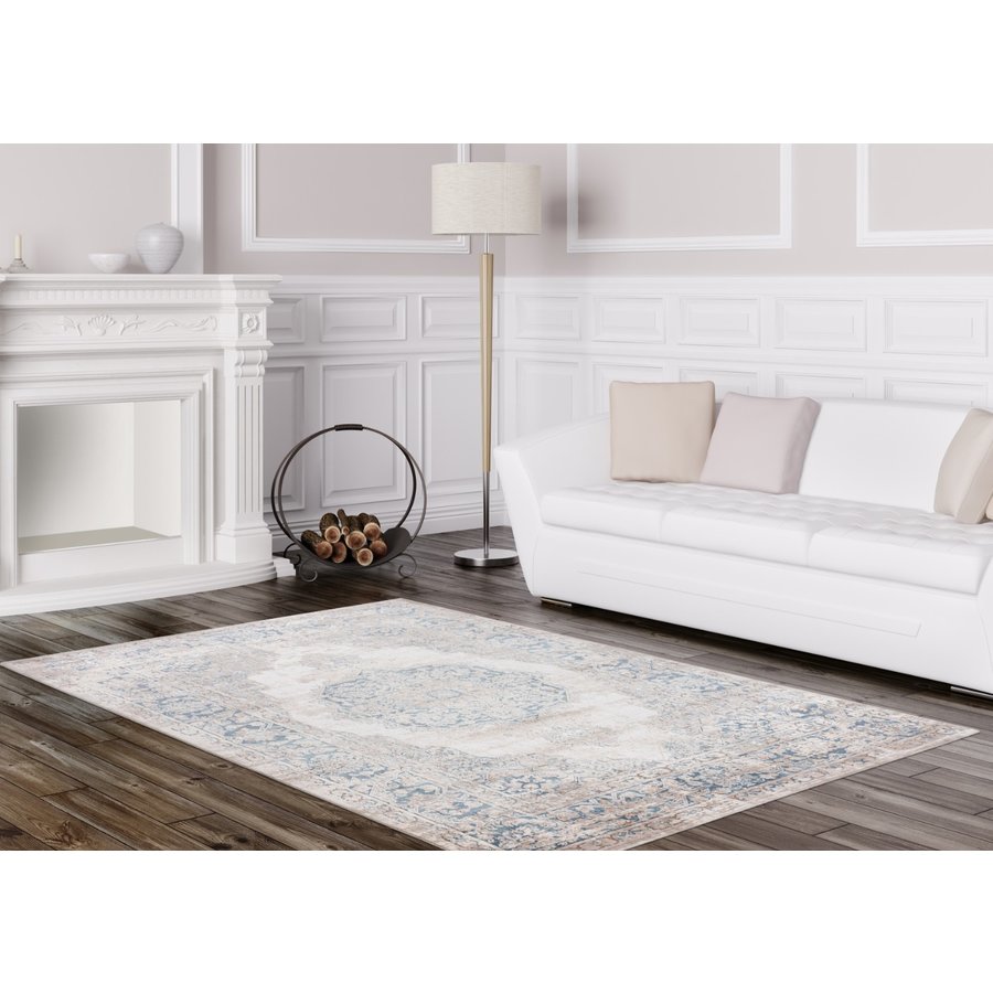 Paris 160 x 230 cm Vloerkleed Blauw 504 Paris 160 x 230 cm Vloerkleed Blauw 504