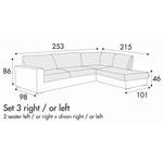 Sophia Set 3 Rechts/Links Sophia Set 3 Rechts/Links