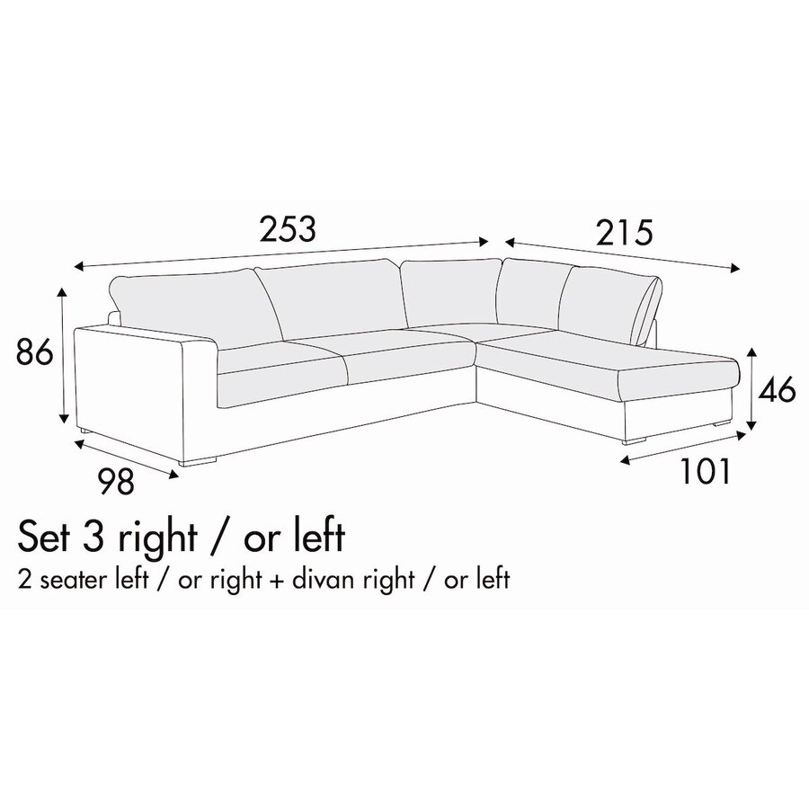 Sophia Set 3 Rechts/Links Sophia Set 3 Rechts/Links