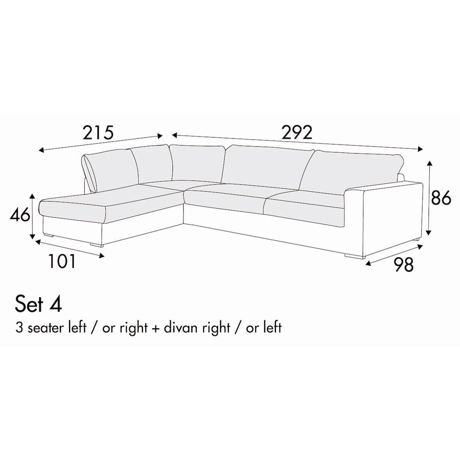 Sophia Set 4 Rechts/Links Sophia Set 4 Rechts/Links