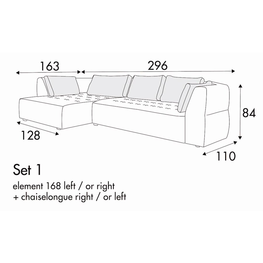 Cleo Set 1 Rechts/Links Cleo Set 1 Rechts/Links