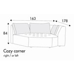 Cleo Cozy Hoek Links/Rechts Cleo Cozy Hoek Links/Rechts