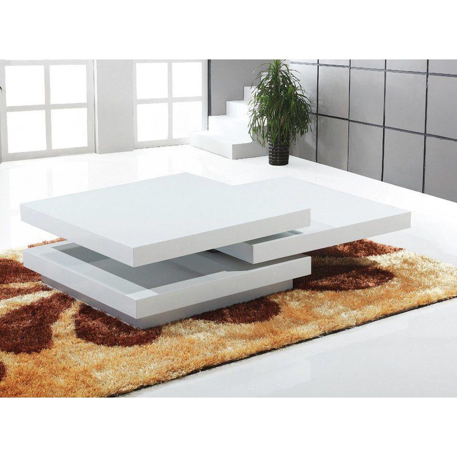 Movie Salontafel Hoogglans Wit Movie Salontafel Hoogglans Wit