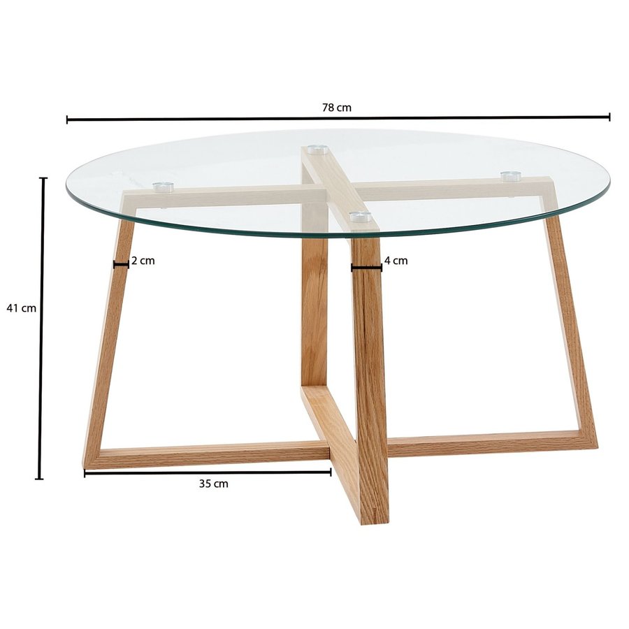 Glasi Salontafel Rond 78Ø Glasi Salontafel Rond 78Ø