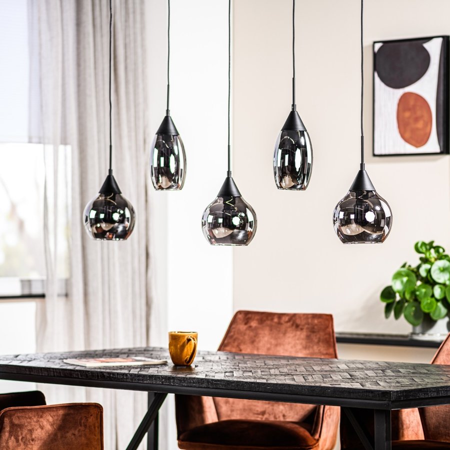 Karma Hanglamp Smoke Glas 5L Karma Hanglamp Smoke Glas 5L