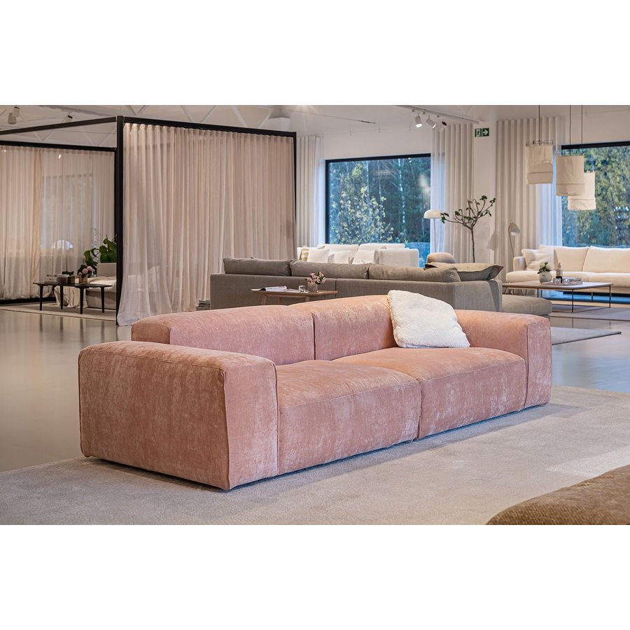 Edda 3-Zits Bank Roze Edda 3-Zits Bank Roze