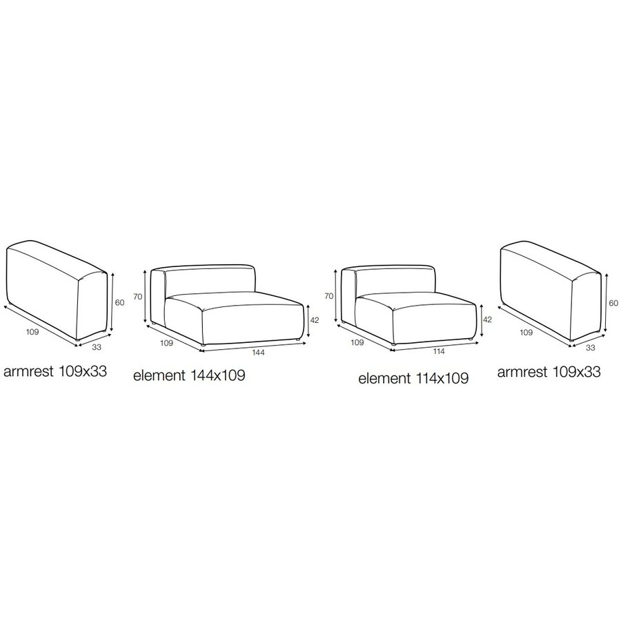 Edda 3-Zits Bank Bruin