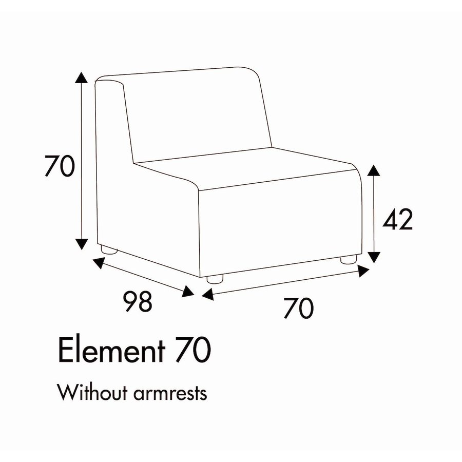 Milano 1-Zits 70 cm Milano 1-Zits 70 cm