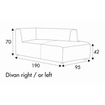 Milano Divan Links/Rechts Milano Divan Links/Rechts