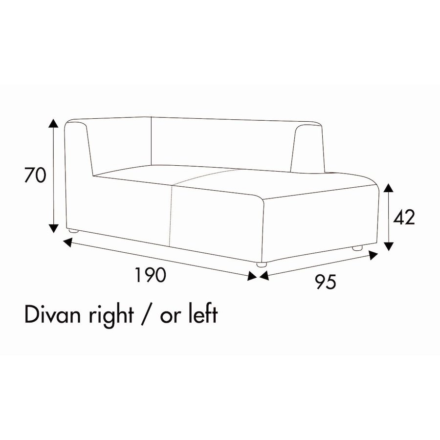 Milano Divan Links/Rechts Milano Divan Links/Rechts