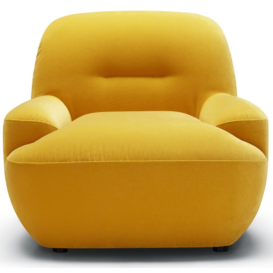 Uma Fauteuil Velvet Geel Uma Fauteuil Velvet Geel
