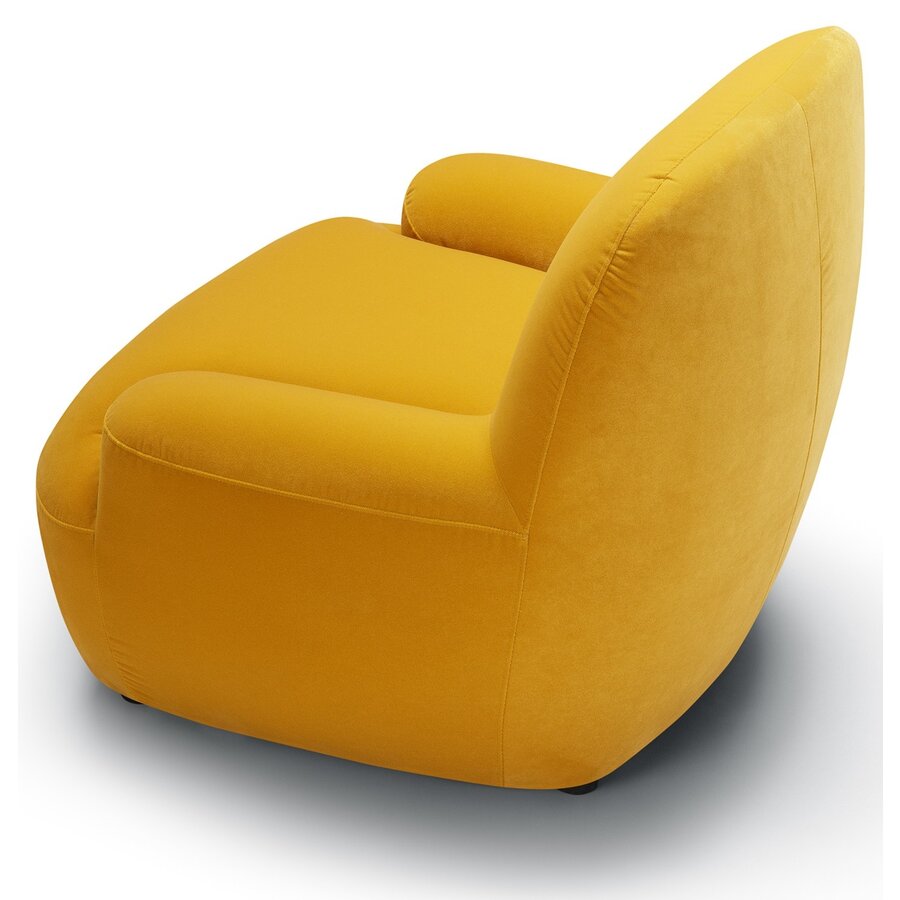 Uma Fauteuil Velvet Geel Uma Fauteuil Velvet Geel