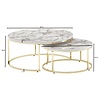 Cherie Salontafel Set Wit / Goud