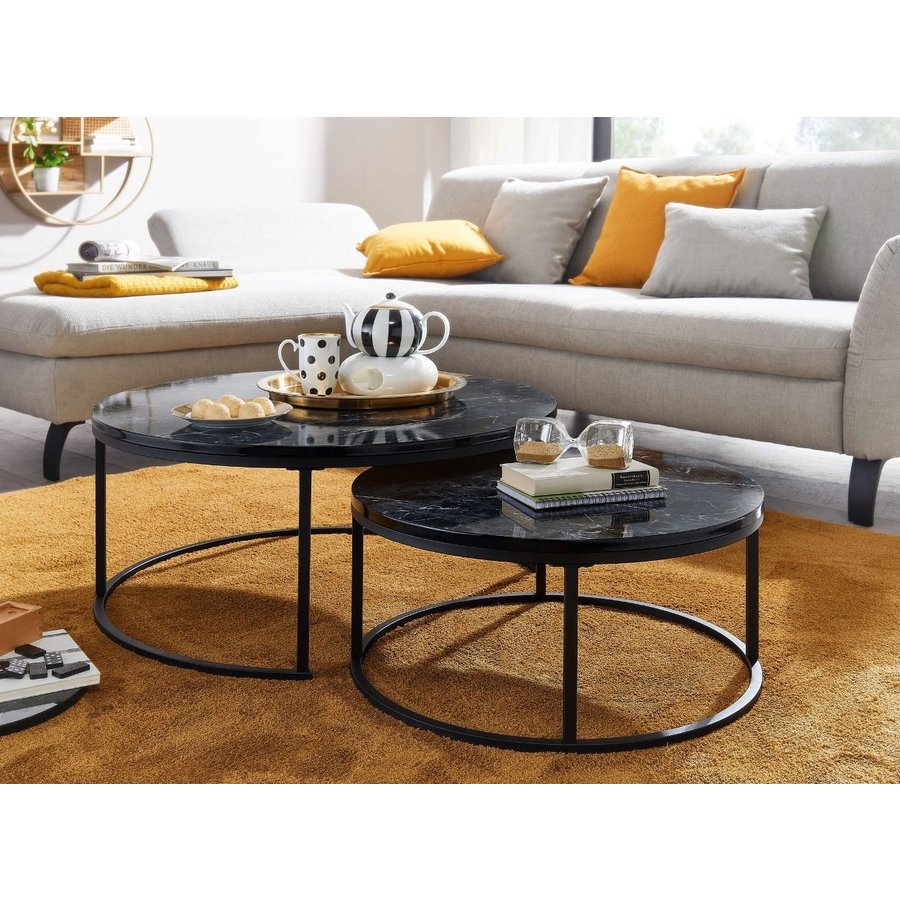 Cherie Salontafel Set Zwart Cherie Salontafel Set Zwart