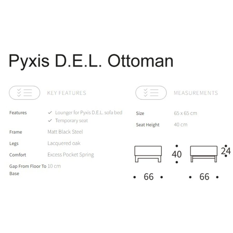 Pyxis Deluxe Ottoman Mokka Pyxis Deluxe Ottoman Mokka