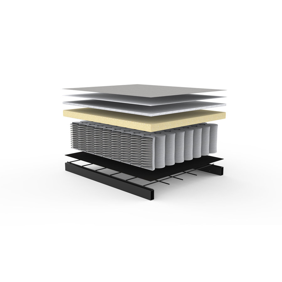 Pyxis Deluxe Slaapbank Grijs Pyxis Deluxe Slaapbank Grijs