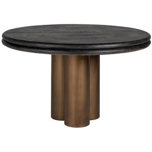 Richmond Interiors Macaron Ronde Eettafel 130Ø Rustiek