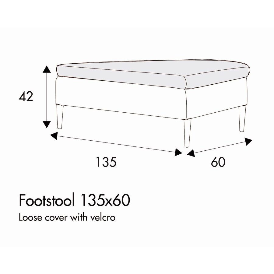 Lill Voetenbank 135 x 60 cm Lill Voetenbank 135 x 60 cm