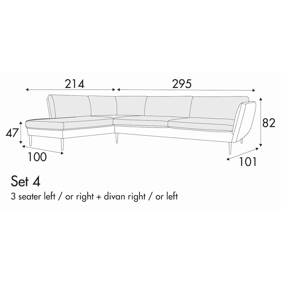 Teddy Set 4 Rechts/Links