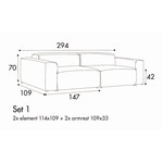 Edda Set 1 - 294 cm Edda Set 1 - 294 cm