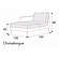 Elis Chaise Longue 100 x 160 cm Rechts/Links