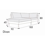 Elis Divan Links/Rechts Elis Divan Links/Rechts