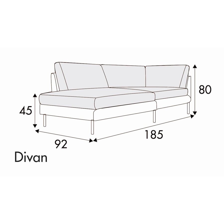 Elis Divan Links/Rechts Elis Divan Links/Rechts
