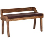 Sky Style Rana Halbank Massief met Rugleuning Sky Style Rana Halbank Massief met Rugleuning