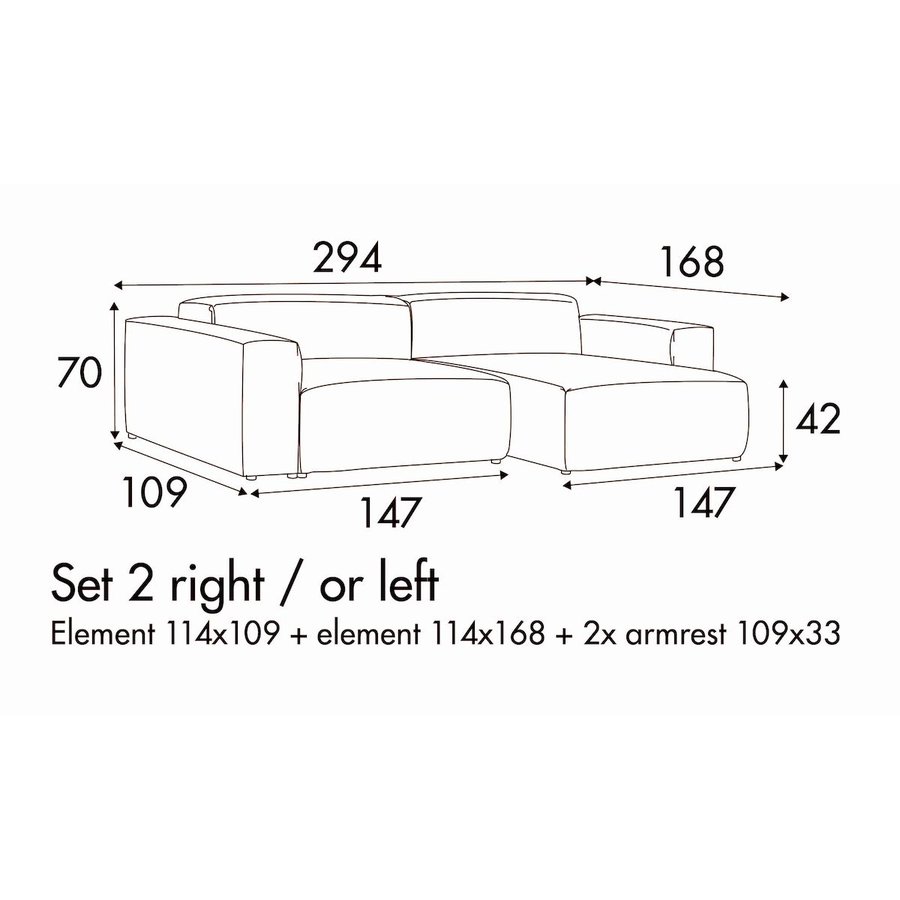 Edda Set 2 - 294 cm Edda Set 2 - 294 cm