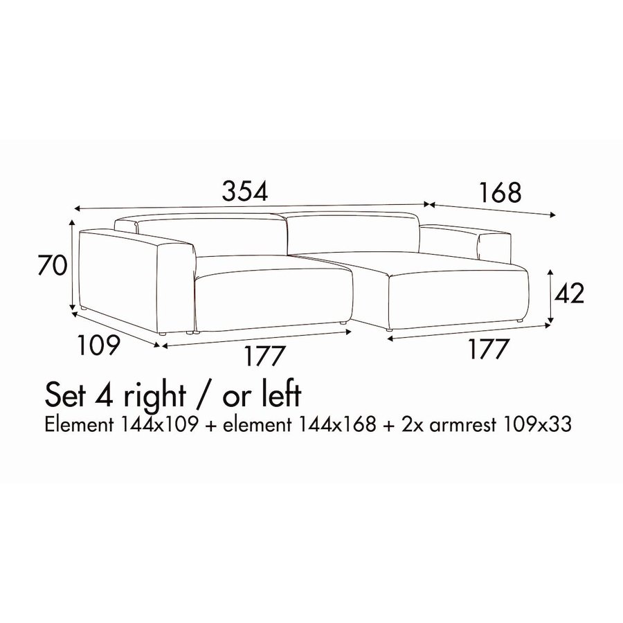 Edda Set 4 - 354 cm Edda Set 4 - 354 cm