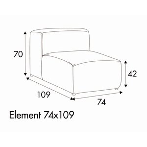 Edda 1-Zits 74 x  109 cm