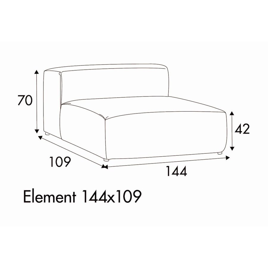Edda 1-Zits 144 cm Edda 1-Zits 144 cm