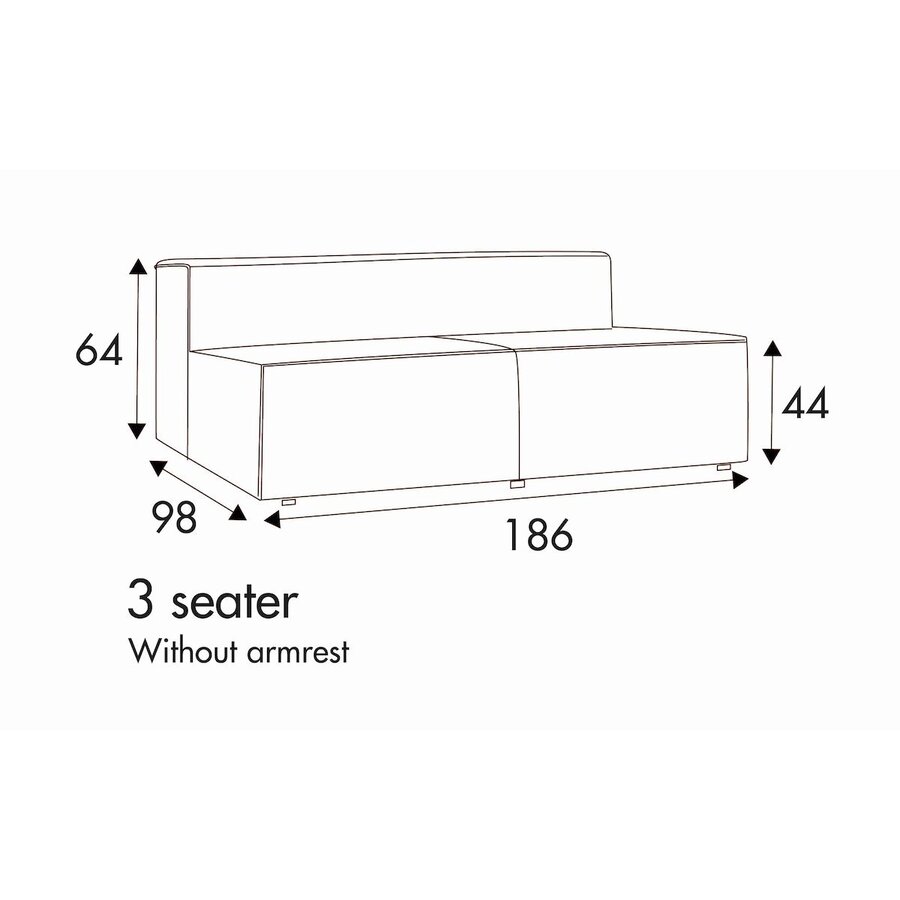 Liam 3-Zits 186 cm Liam 3-Zits 186 cm