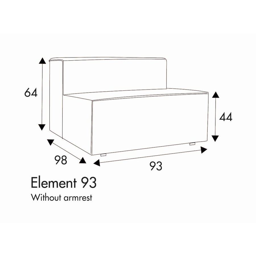 Liam 1,5-Zits 93 cm Liam 1,5-Zits 93 cm