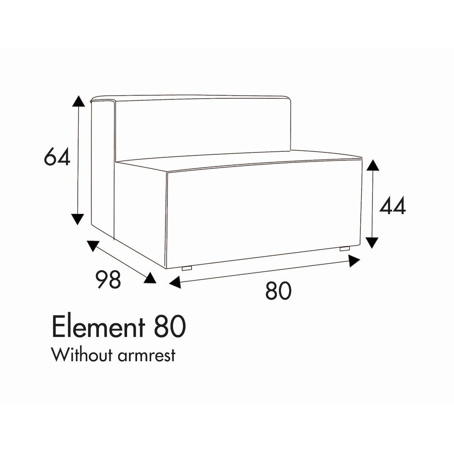 Liam 1-Zits 80 cm Liam 1-Zits 80 cm