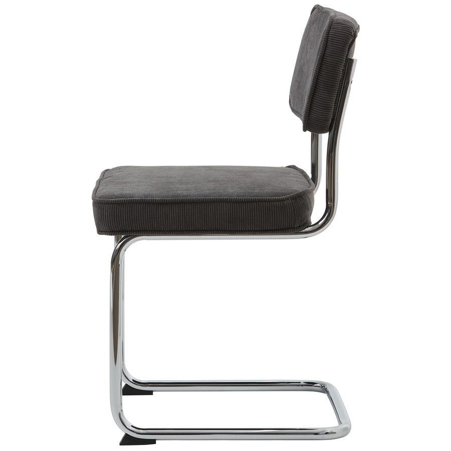 Rupert Eetkamerstoel Corduroy Grijs Rupert Eetkamerstoel Corduroy Grijs