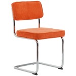 Hygge Interiors Rupert Eetkamerstoel Corduroy Oranje Hygge Interiors Rupert Eetkamerstoel Corduroy Oranje