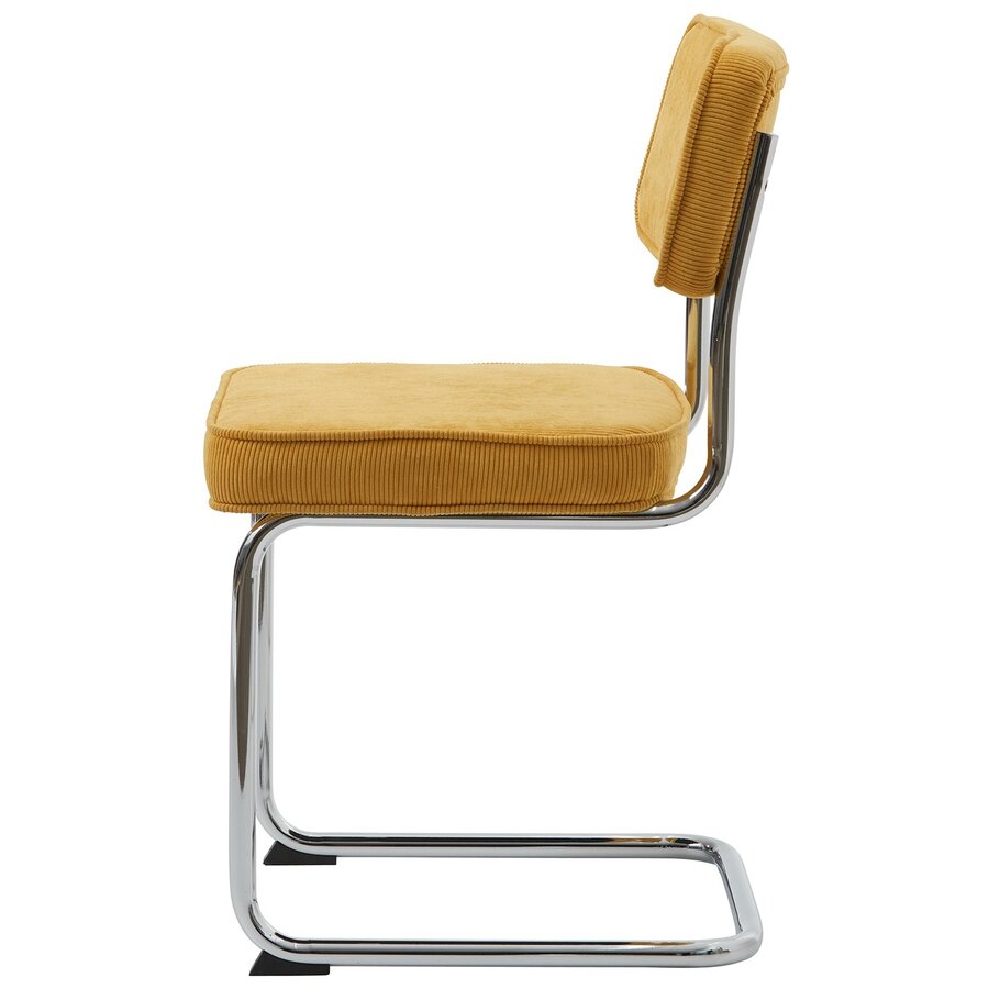 Rupert Eetkamerstoel Corduroy Geel Rupert Eetkamerstoel Corduroy Geel