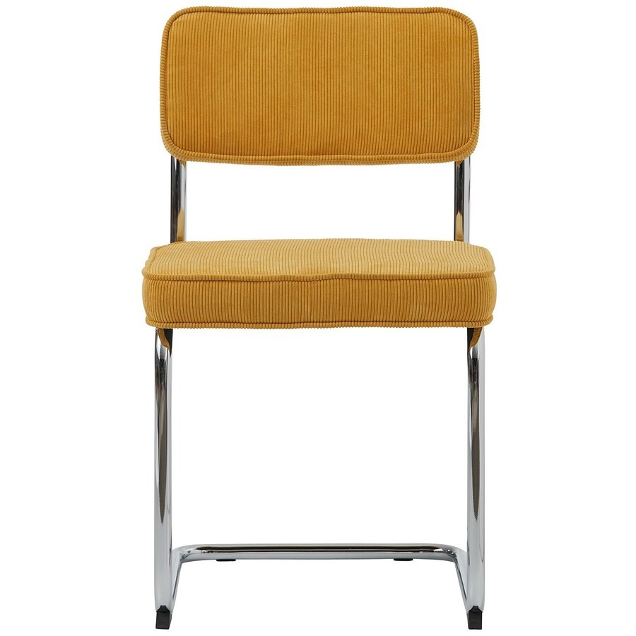 Rupert Eetkamerstoel Corduroy Geel Rupert Eetkamerstoel Corduroy Geel