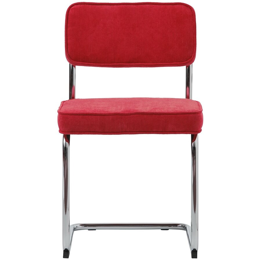 Rupert Eetkamerstoel Corduroy Rood