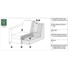 Impulse 4-Zits 236 cm Bank