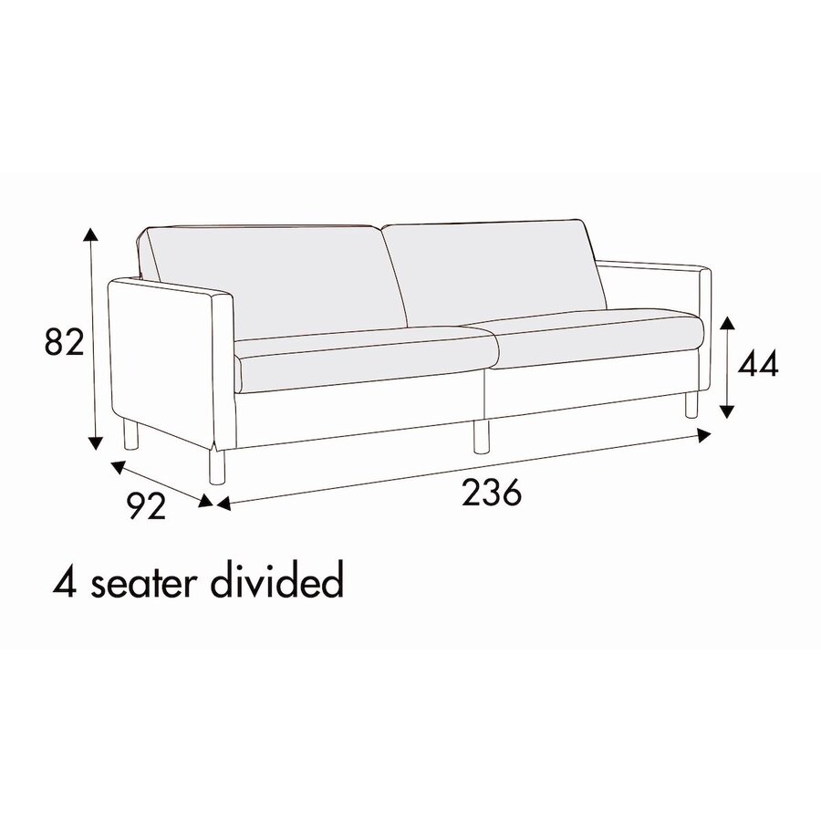 Impulse 4-Zits 236 cm Bank Impulse 4-Zits 236 cm Bank